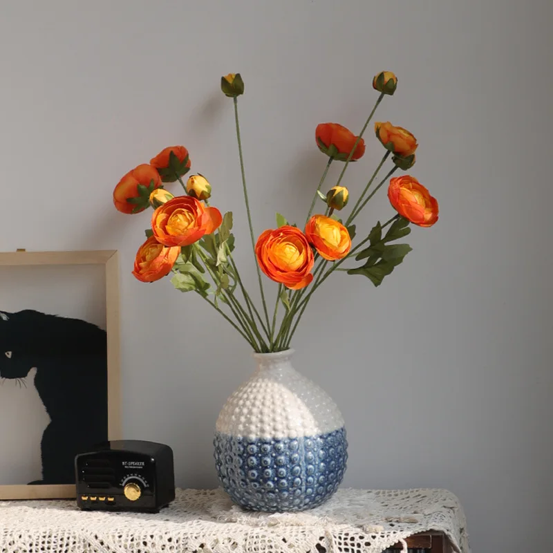 

Free shipping Nordic style ceramic vase decoration living room flower arrangement vase wholesale