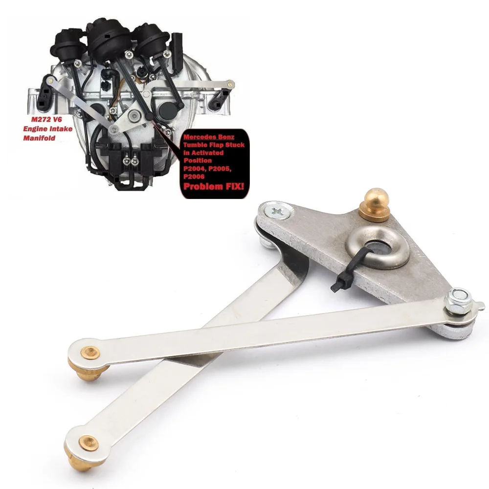 

Intake Manifold Air Flap Runner Lever Repair Kit For Mercedes Benz M272 V6 M273 V8 OEM:2721412080 2731400701 273140070164