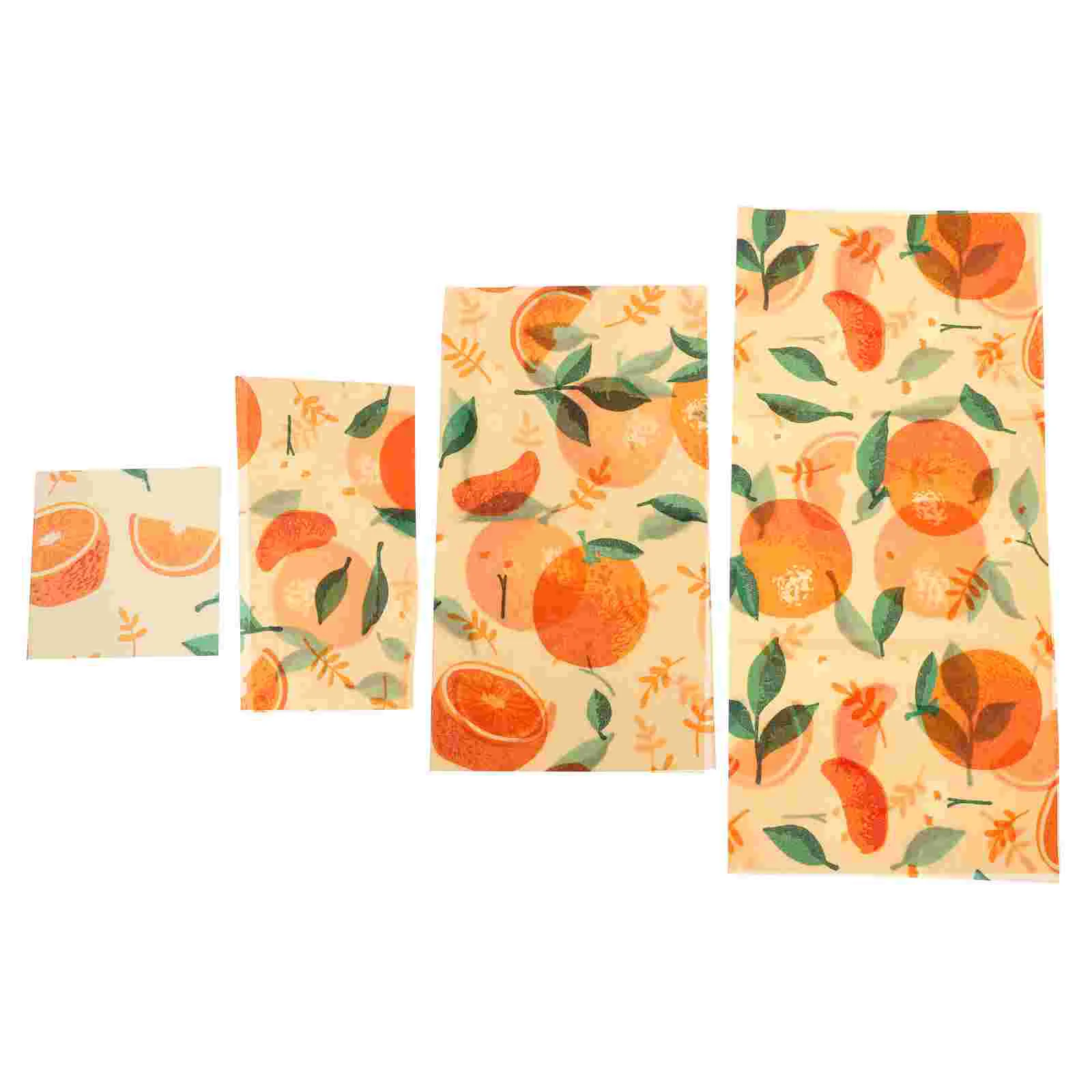 

4 Sheets Safe Eco-friendly Reusable Wrap Beeswax for Co-worker Family Friends