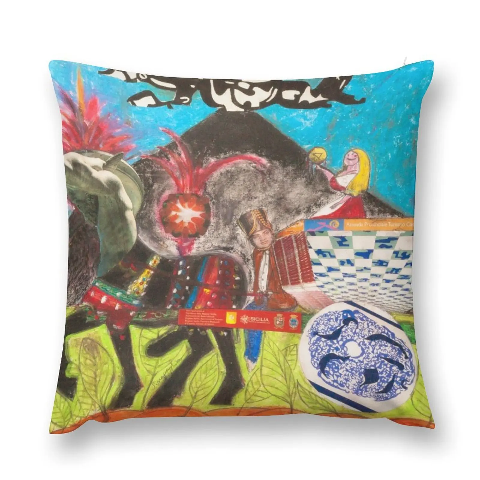 Подушка Il carretto siciliano lɾtna e декоративная подушка