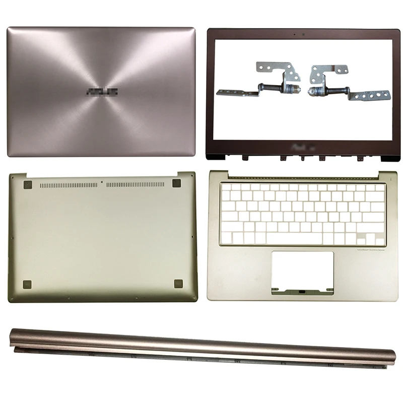 

Новинка, задняя крышка для ноутбука ASUS UX303L UX303 UX303LA UX303LN без сенсорного экрана, передняя панель, петли, петли, подставка для рук, Нижняя крышка