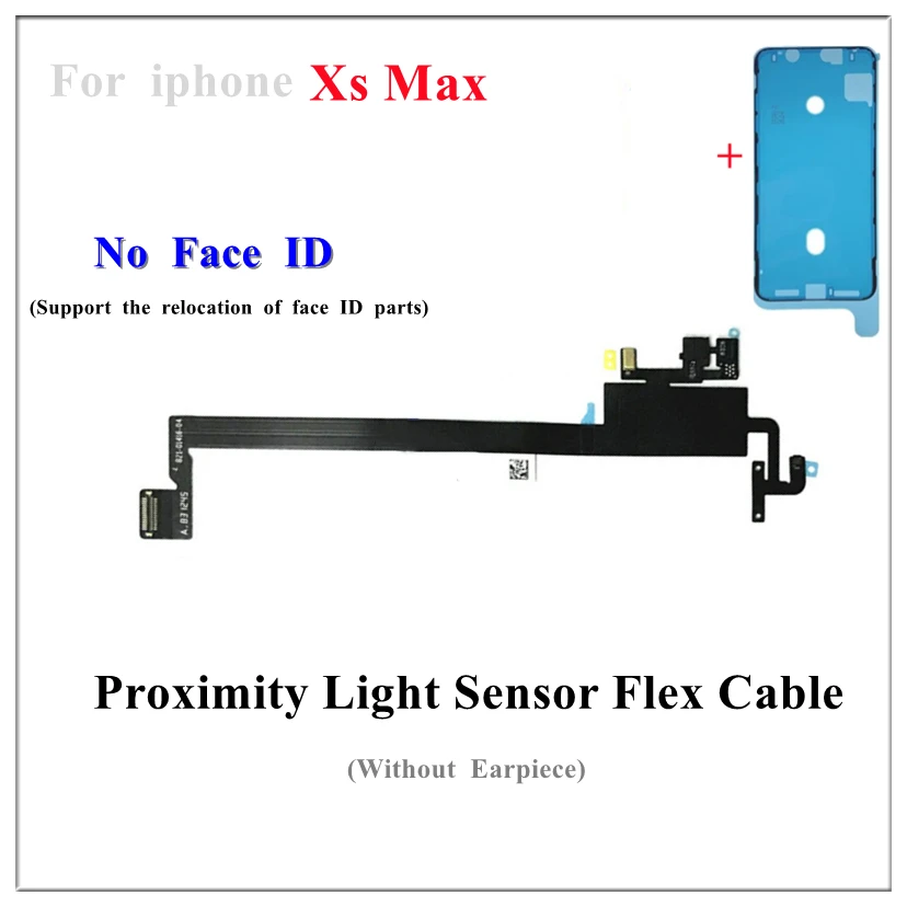 1Pcs Earpiece With Proximity Light Sensor Flex Cable Replacement For iPhone X Xr Xs Max Ear Speaker Flex Waterproof Adhesive images - 6