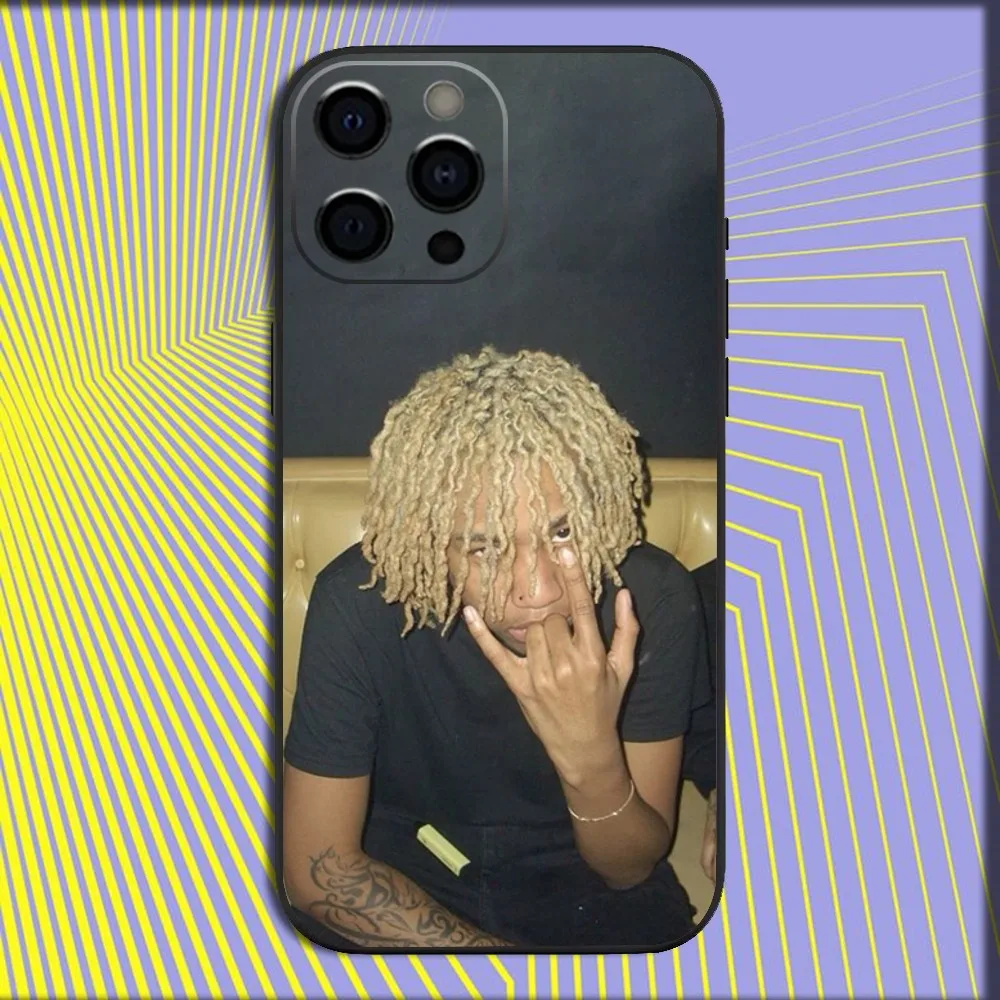 Rapper Rich A-Amiri Phone Case For iPhone 16 15 14 13 12 11 Pro X XS Max XR Plus Mini Soft Black Cover