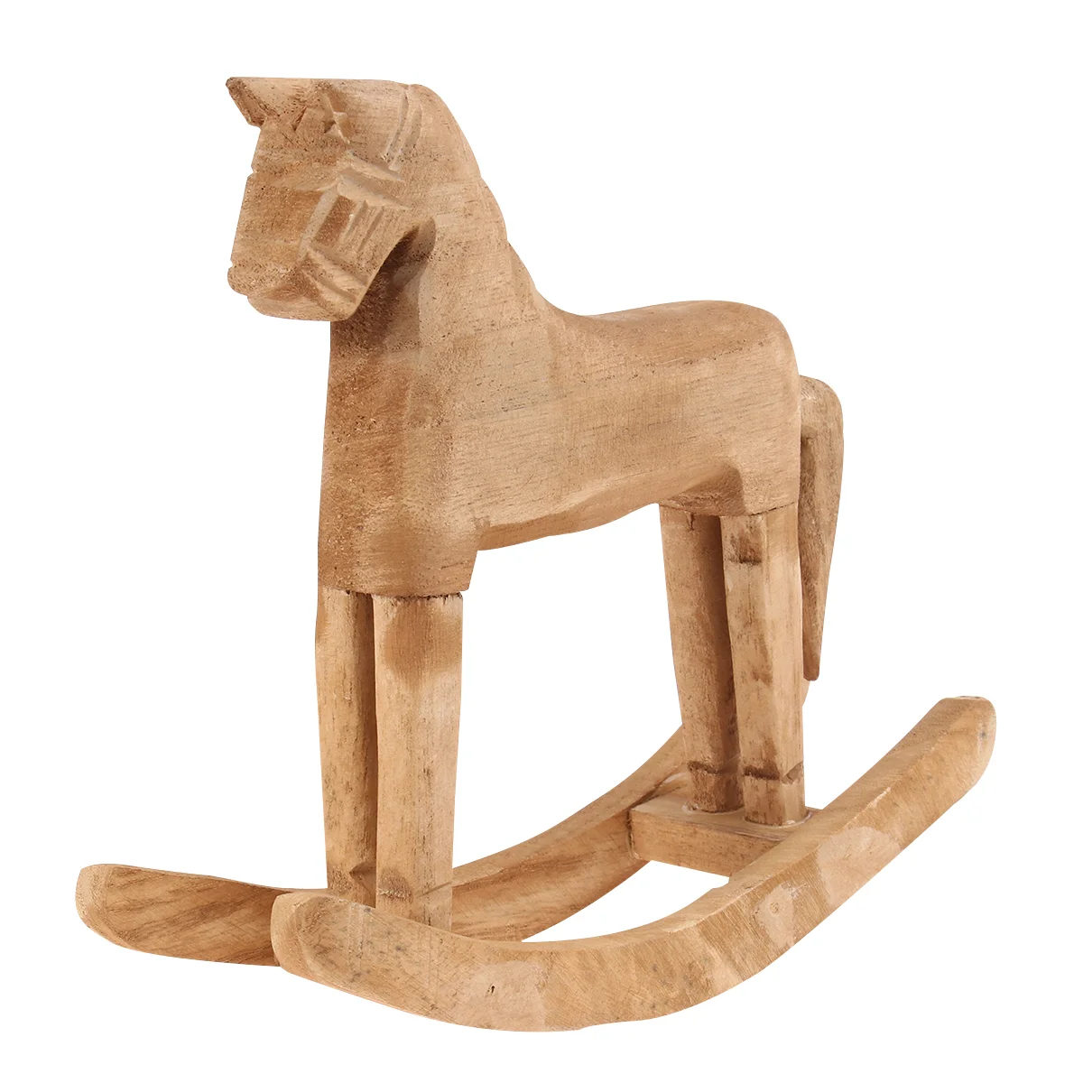 

Horse Rocking Decor Wooden Woodtable Craft Child Ornament Decoration Bedroom Sculpture Home Mini Baby Toddlers Year Walker Old