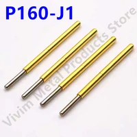 100pcs p160 j1 spring test probe test pin p160 j metal brass pogo pin sleeve length 23 6mm pin head dia 0 99mm probe dia 1 36mm