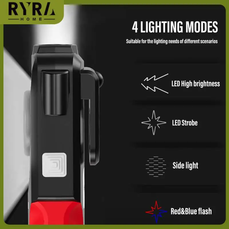 

Aluminum Alloy Built-in Battery Portable Zoom Torch Ipx-4 Waterproof Led Flashlight Concealed Design Vehicle Inspection Lights