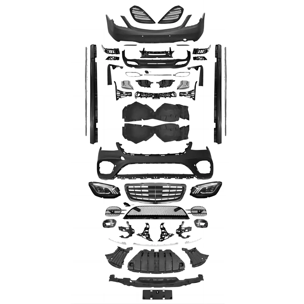 Старый Новый Полный комплект для Benz S Class W222 14-16 обновление до 17-19 S450 Передний