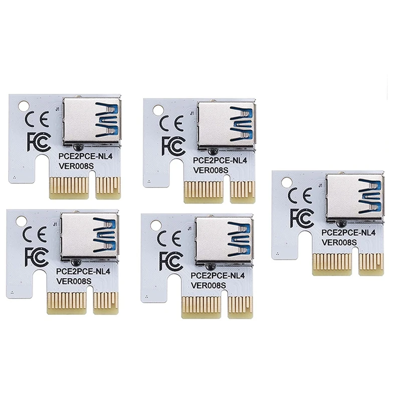 PCI-E 1X карта адаптера слот PCI-Express X1 с золотыми пальцами для стабильного и быстрого