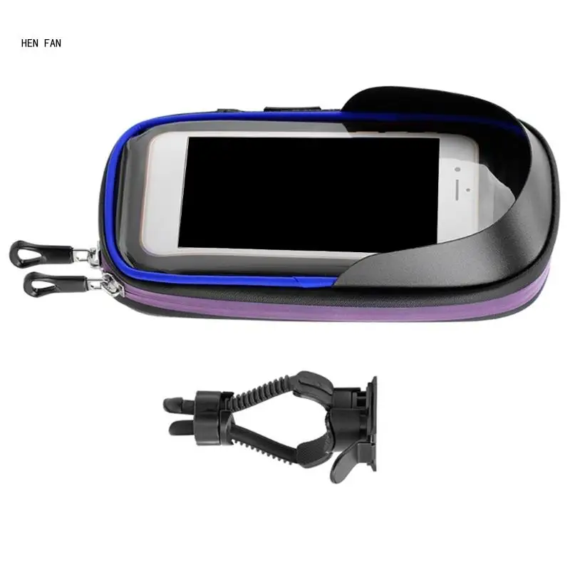 Водонепроницаемая сумка-держатель для телефона велосипеда вращающаяся на 360