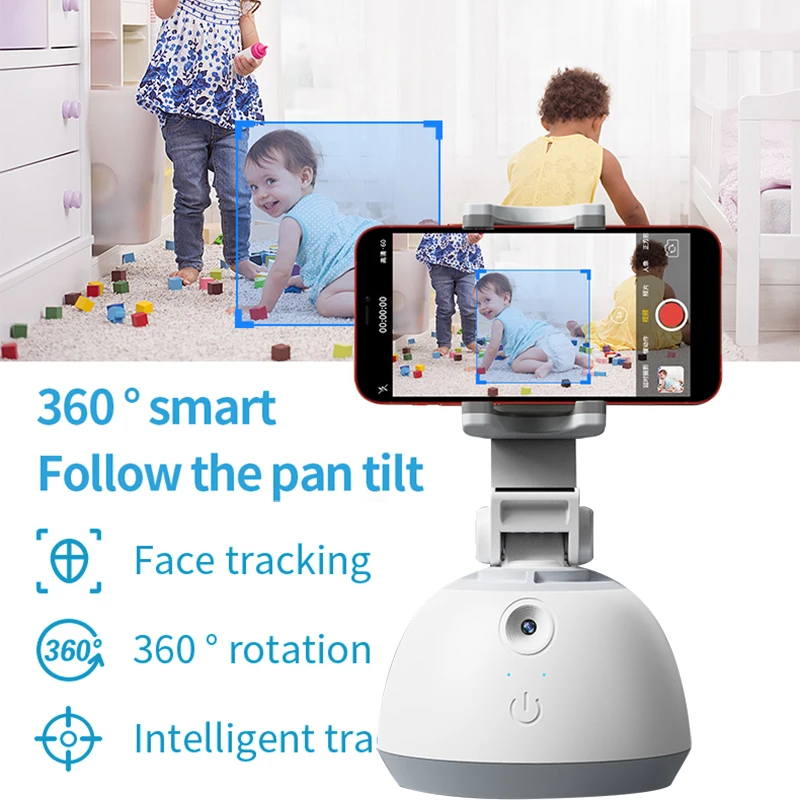 

Auto Face Tracking Gimbal Phone Rotary Shooting Smart AI Follow-Up Photo Vlog Record Accessories Video Record Stabilizer Live