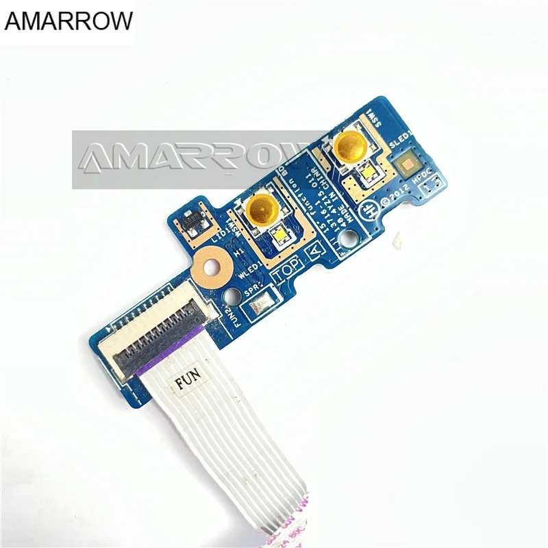 Оригинальный ноутбук WIFI Sound Media Button Board для HP PROBOOK 450 455 G0 G1 48 4yz15.011 |