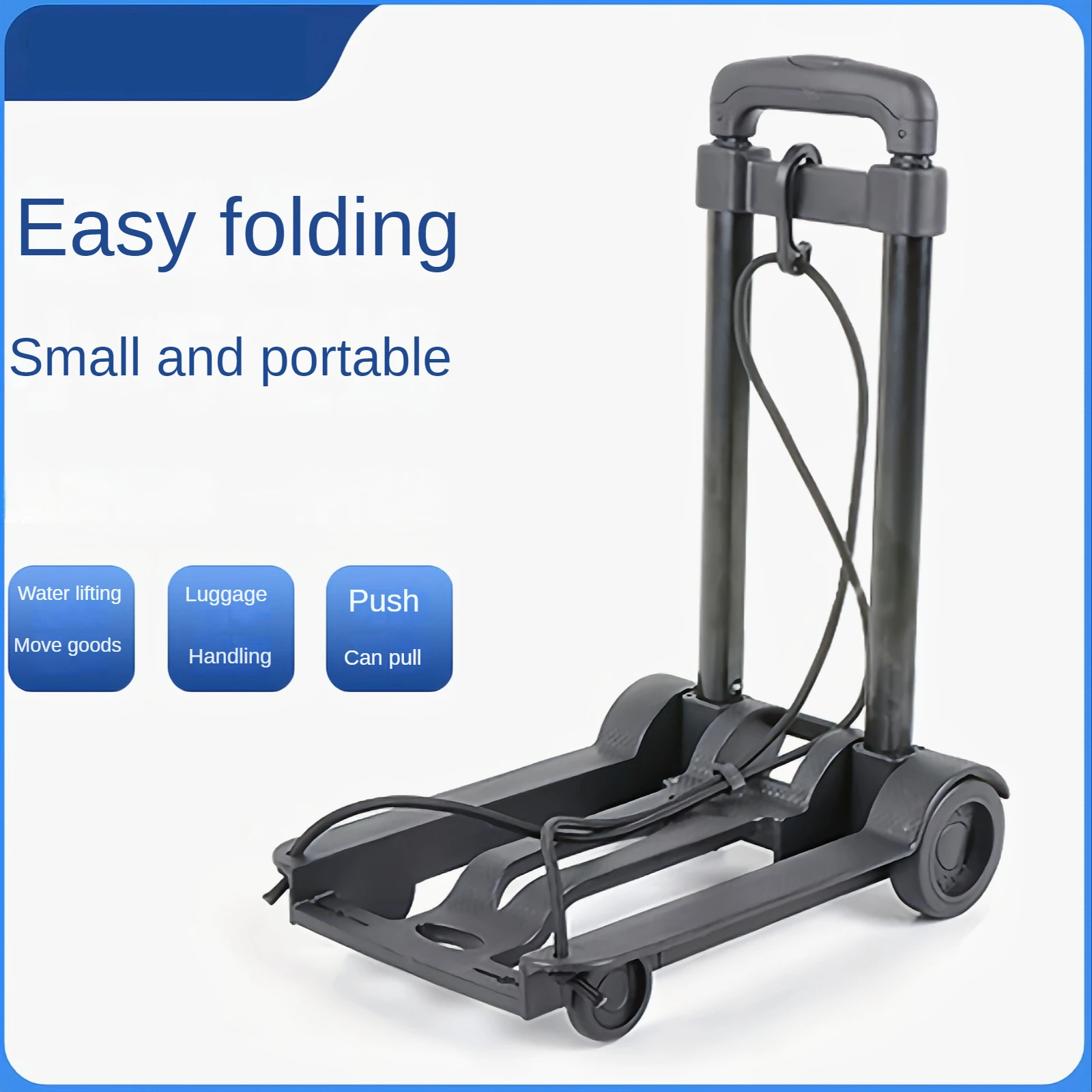 

Household Folding Small Carts, Cargo Handling Carts, Shopping Carts, Portable Hand Carts