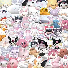 50/100pcs Cartoon Kawaii Sticker for Planner Album Scrapbooking Stationery Waterproof Decals for Laptop Suitcase Kid's Gift