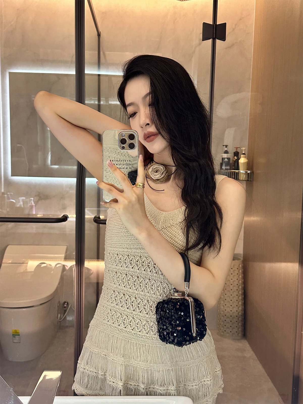 Paperlll новый китайский костюм с юбкой комплект из двух предметов темпераментный