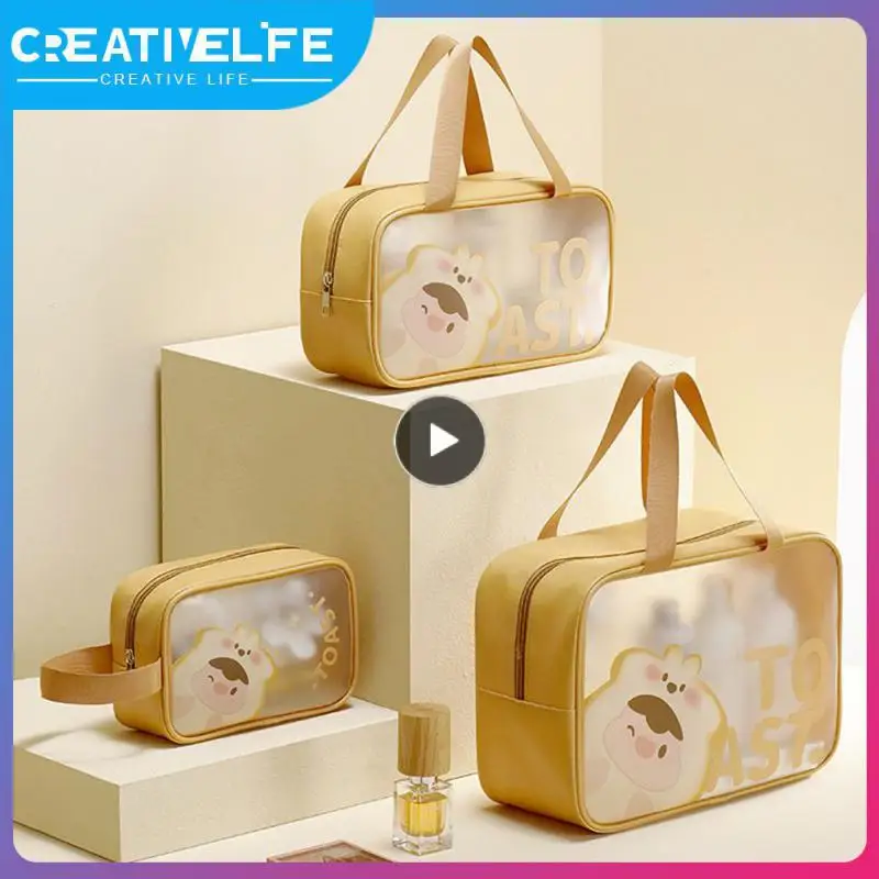 

Handy Bathroom Organizer Portable Cosmetic Bag Fashionable And Trendy Durable And Lightweight Waterproof Bathroom Bag Folding