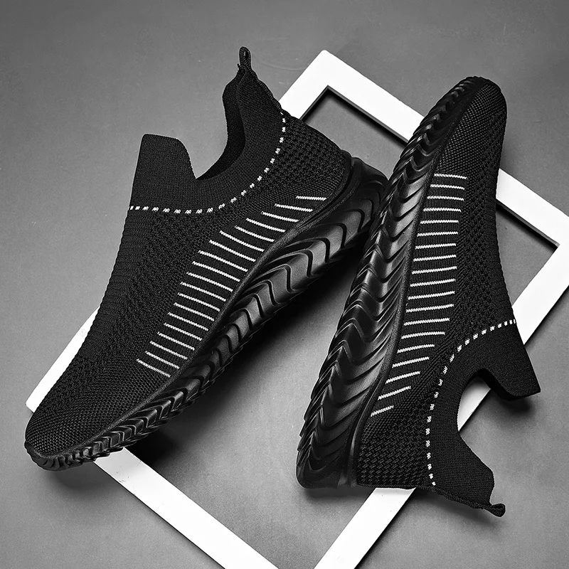 

Мужские кроссовки для ходьбы, черные легкие дышащие кроссовки, повседневная обувь для ходьбы, тенниса, для взрослых, 2022