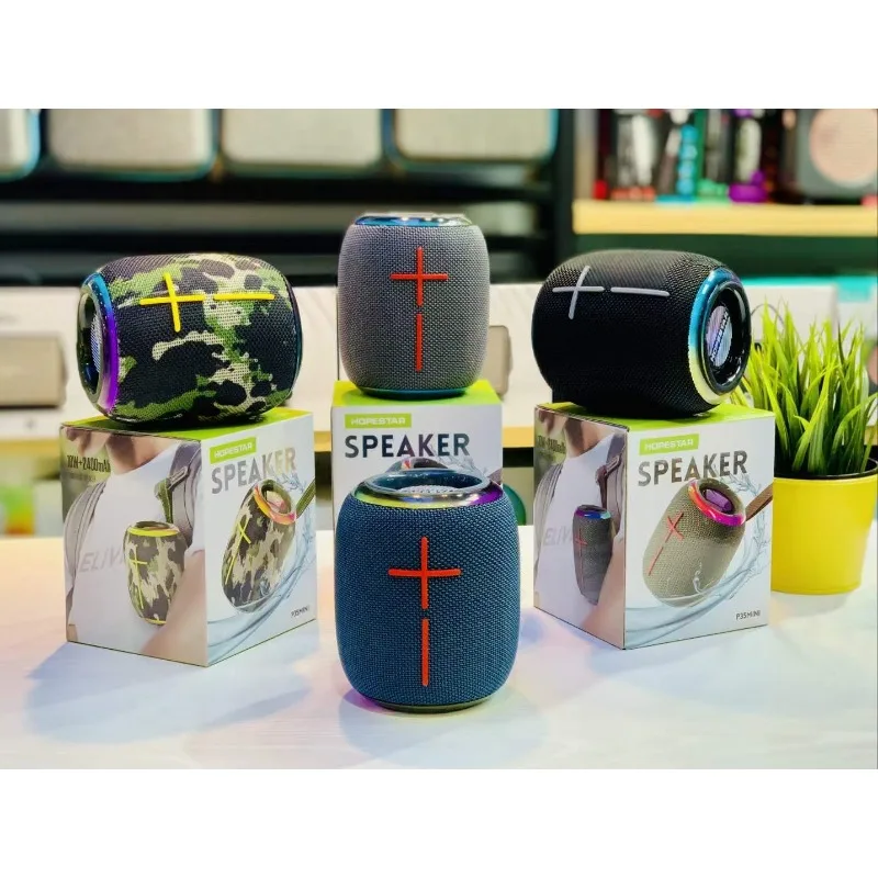 Портативный водонепроницаемый Bluetooth-динамик TWS1 + 1 Series RBG маленькая Металлическая