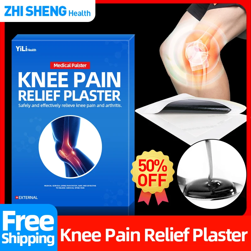 

Knee Joints Pain Patches Chinese Medical Cure Plaster Patch Treatment Synovitis Arthritis Thigh Muscle Soreness Relief Analgesic