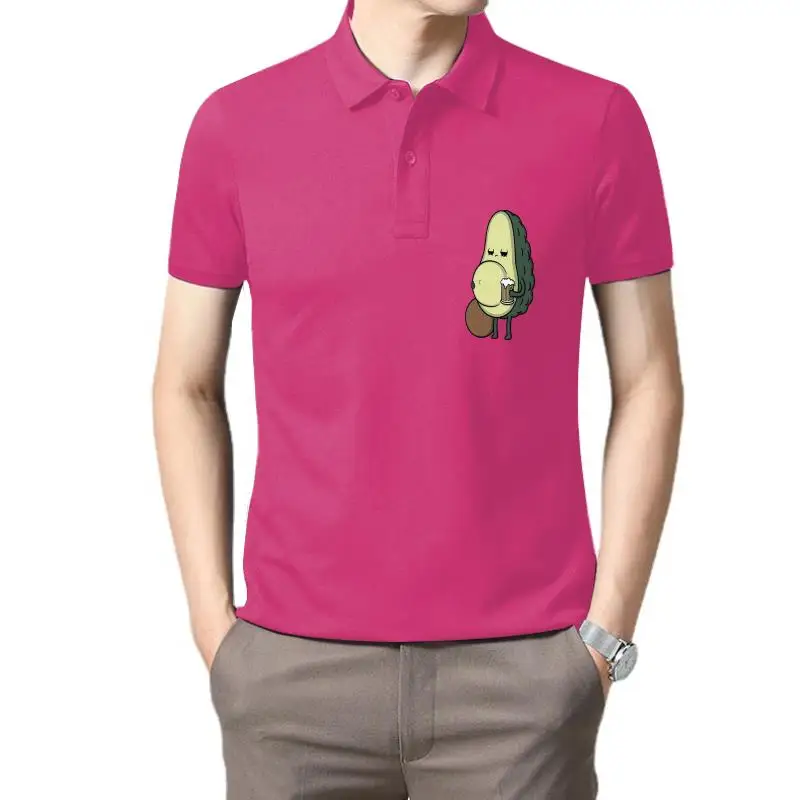 

Golf wear men New Printed Funny Men Beer Belly Avocado Men' Women polo t shirt for men