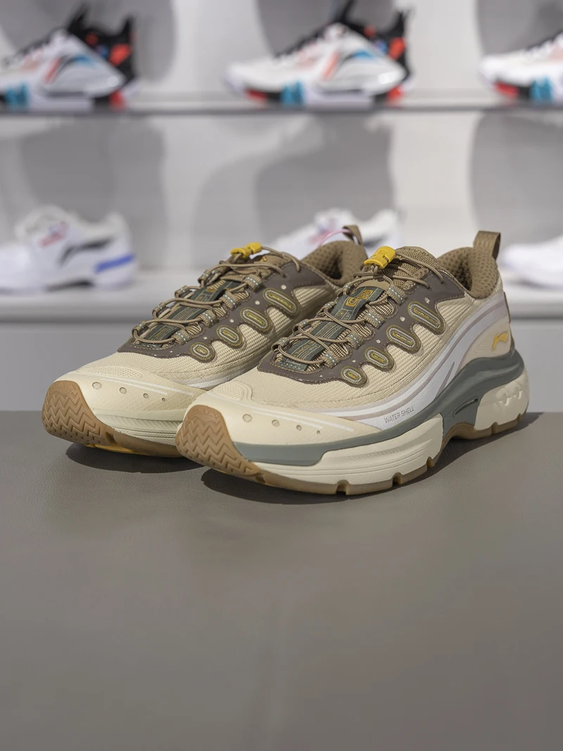 Li Ning Xingtu повседневная обувь осень 2023 мужские низкие дышащие легкие