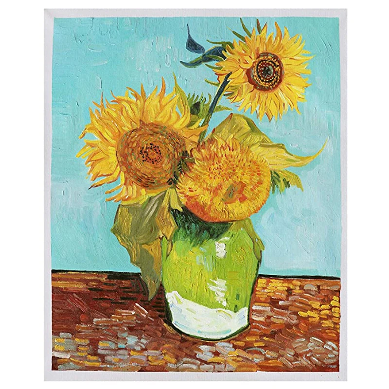 

Full Square Drill Diamond Embroidery Painting Sunflower Art Rhinestone 5D DIY Diamond Mosaic Cross Stitch Kits Home Decoration