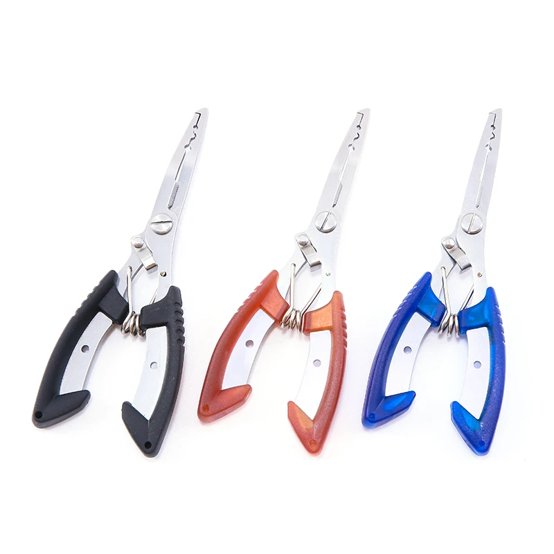 

EASYFISH Multi-functional Pliers Stainless Steel Fishing Pliers Fishing Accessories Fish Mouth Pliers Hook with Rubber Handle