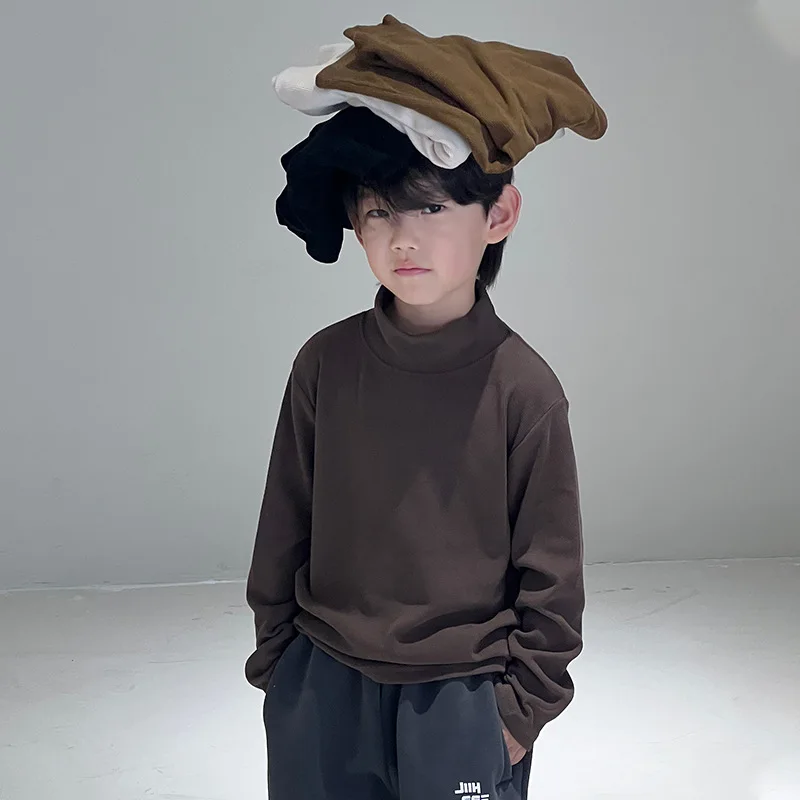 

Детская кашемировая футболка в полоску, с длинным рукавом