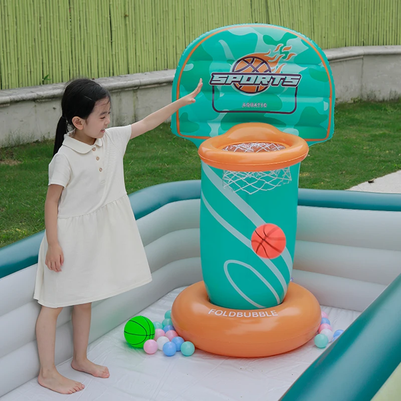 Game Basketball Pool Kids Beach Adults Inflatable Folding Float Basketball Toys Outdoor Playa Accesorio Bathtub Accesoires