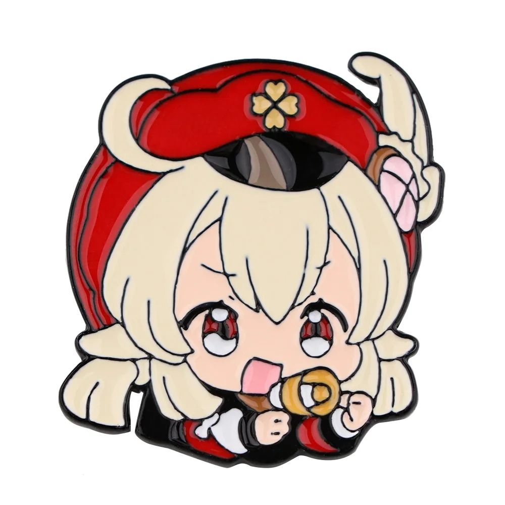 

LB3145 Hot Game Genshin Impact Keli Brooch Metal Enamel Pins Backpack Clothes Badges Party Accessories Jewelry Gift