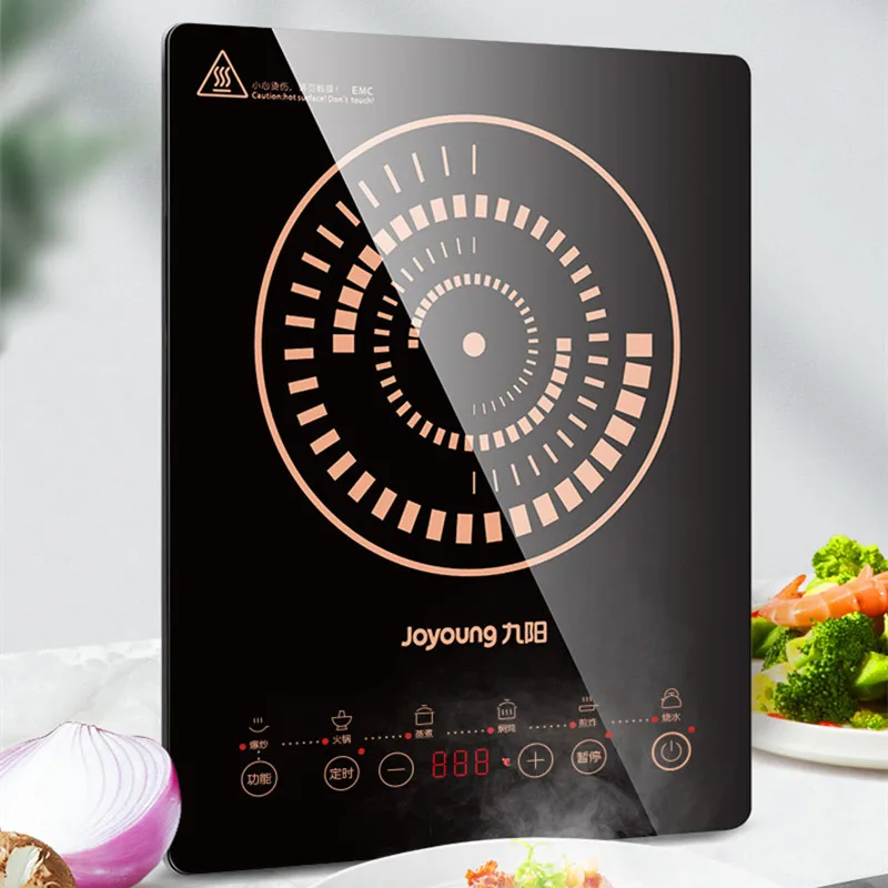 

Joyoung Induction Cooker Electric Stove Microcrystalline Panel 2200w High Power Electric Hob Cooking Unit 220V