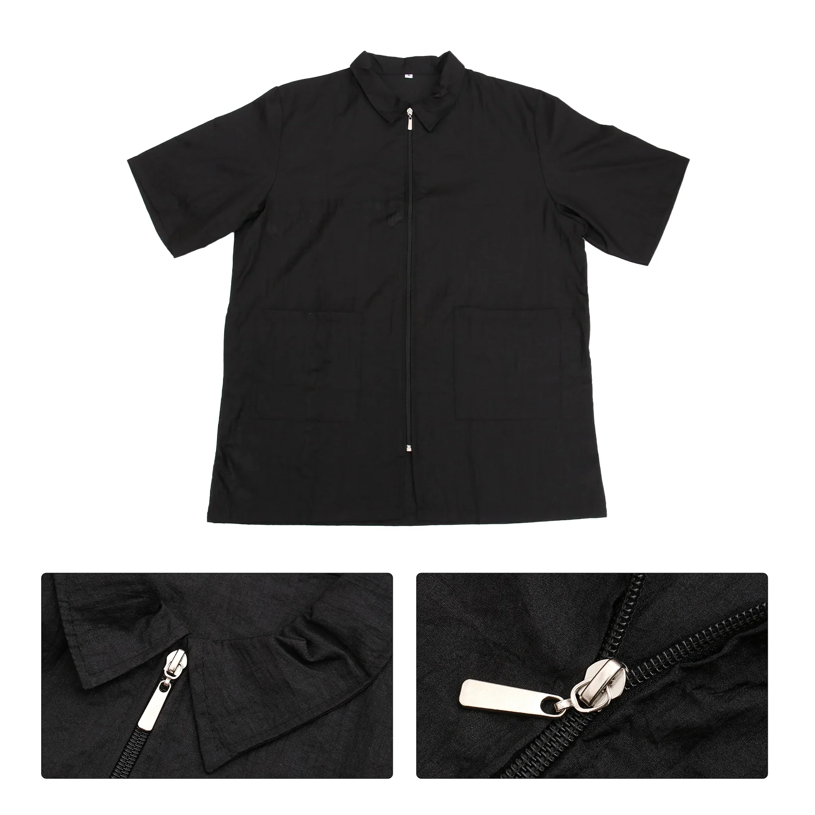 

Hair Salon Jacket Cape Barber Dye Stylist Smocks Smock Grooming Clothes Hairdresser Work Apron Sleeve Short Client Haircut