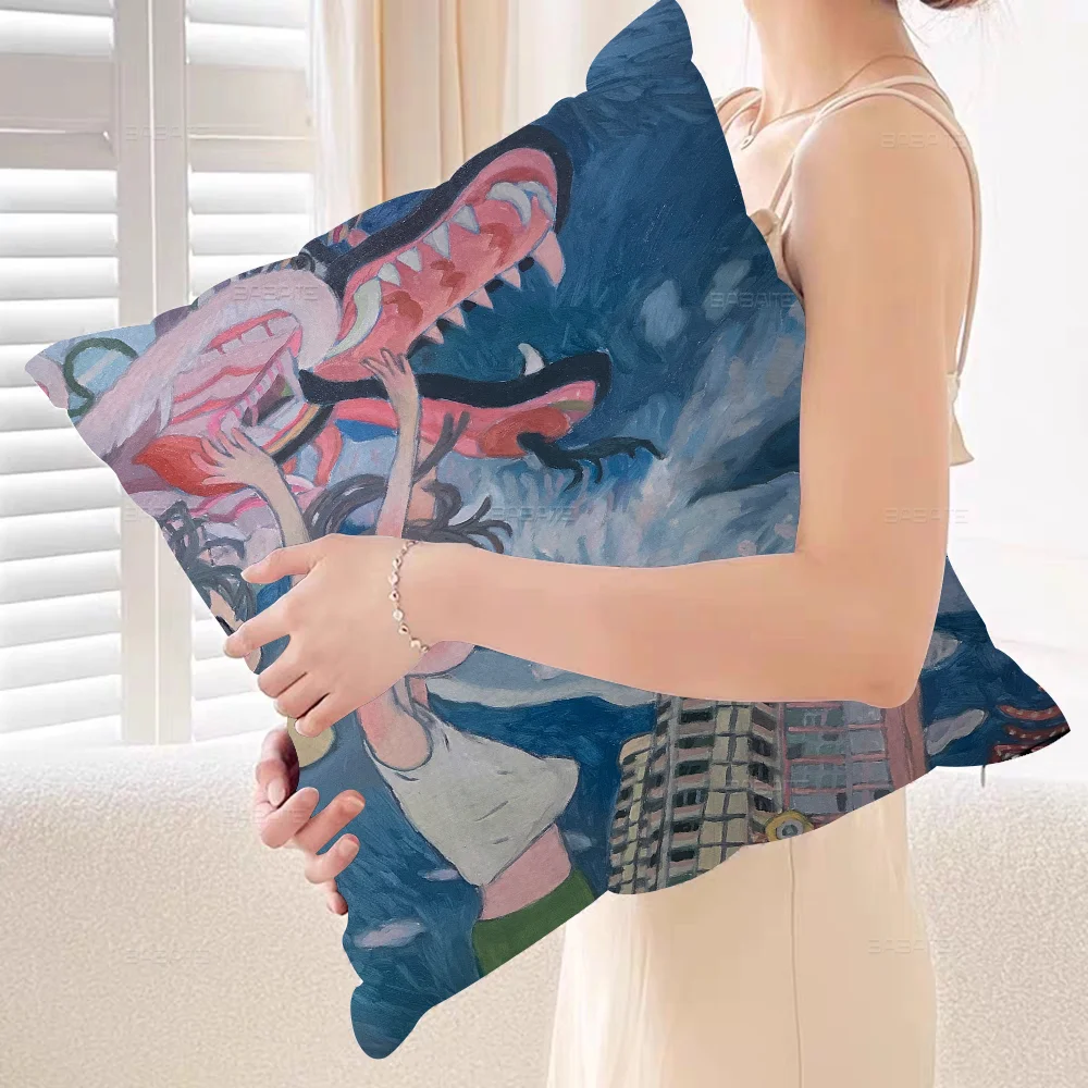 Aya Takano Cushion Cover Car Throw Pillow Case For Sofa Christmas Gift 40x40cm 45x45cm