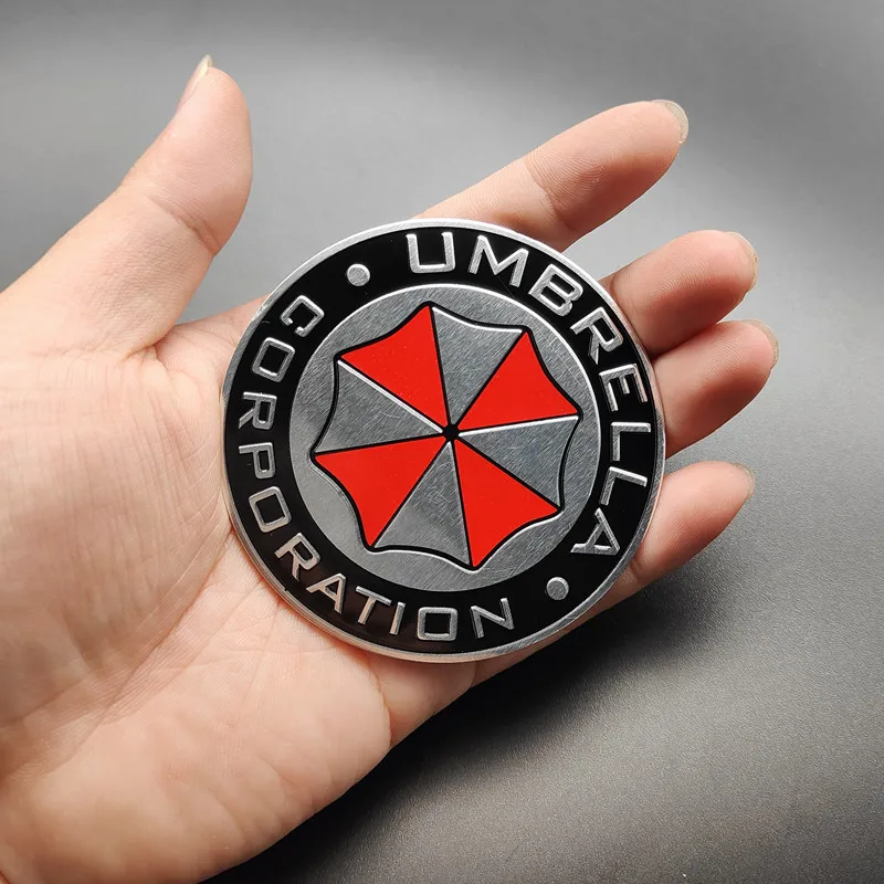 Стайлинг автомобиля 3D наклейки из алюминиевого сплава с эмблемой зонтичной