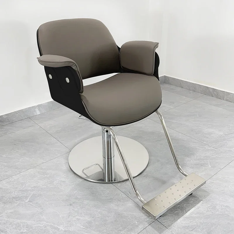 Парикмахерское кресло для салона красоты элегантное вращающееся эстетическое