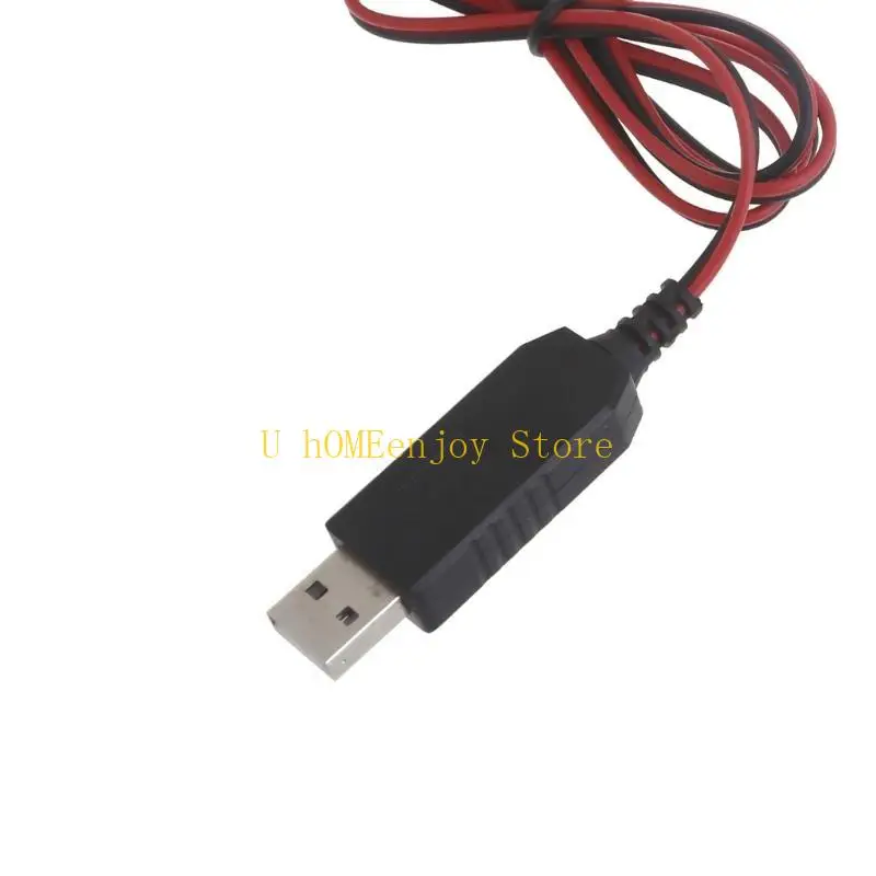 Фото B0KF 97 см USB на 6 В LR14 C, фиктивная батарея, кабель для замены 4 батарей LR14 C для игрушек, контроллеров, газового фонарей №4