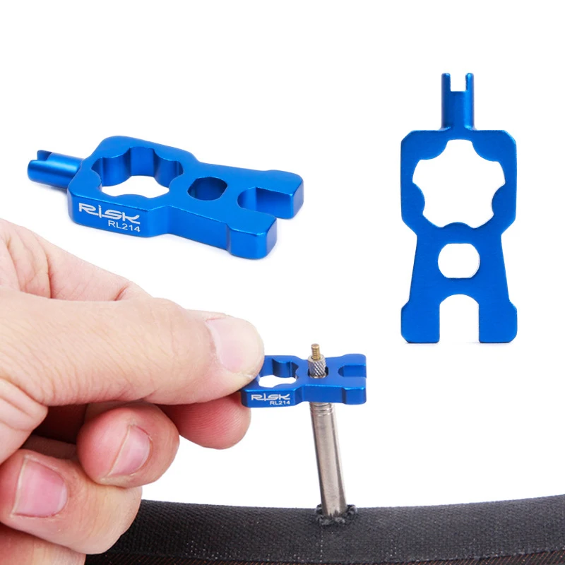 

Road Bike Valve Removal Wrench Multifunction Tire Nozzle Installation Spanner 4 in 1/3 in 1 Nozzle Tool