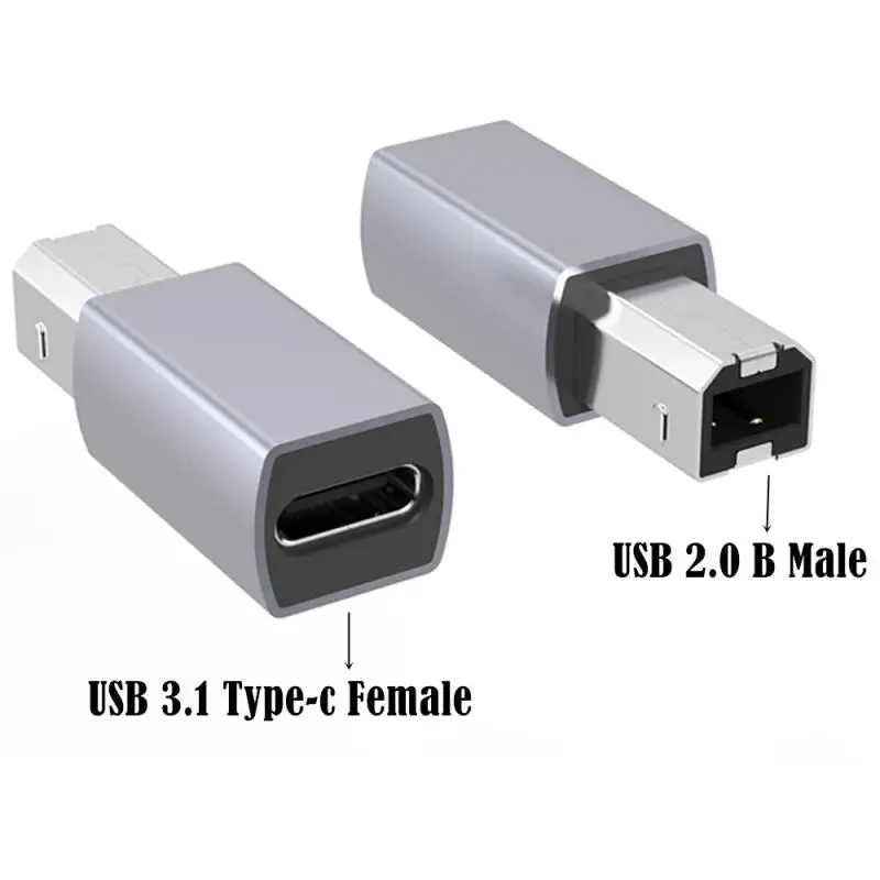 

Aluminum alloy shell type-c female to USB BM electronic organ printer adapter USBC to Printer