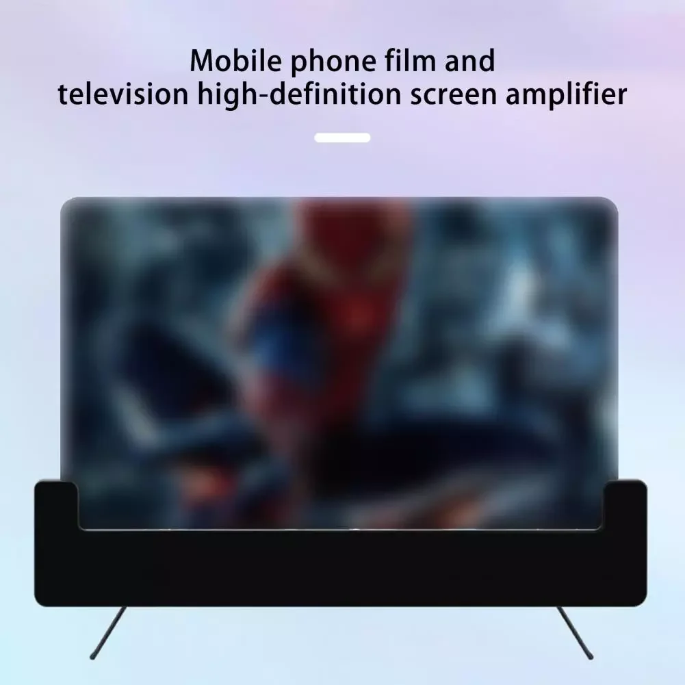 

Cellphone Screen Magnifier Practical Ultra-Thin Ultra-Light Mobile Magnifying Glass Bracket for Home