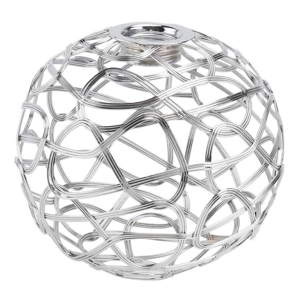 

Decorative Light Bulbs Metal Lampshade Vintage Iron Wire Cage Pendant Cover