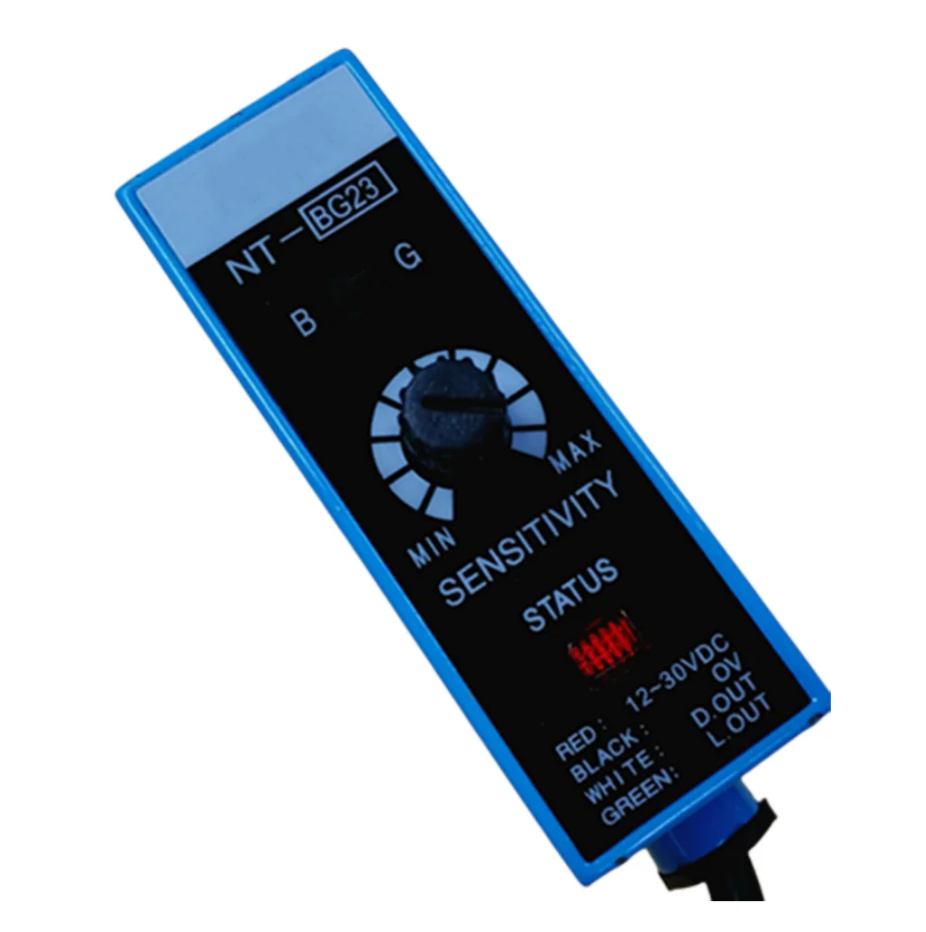 Датчик цветового кода, фотоэлектрический датчик переключения (сине-зеленый)