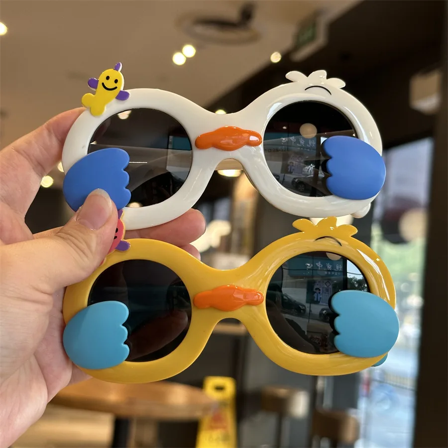 Новинка 2024 Детские поляризационные солнцезащитные очки Kodak в форме утки модные