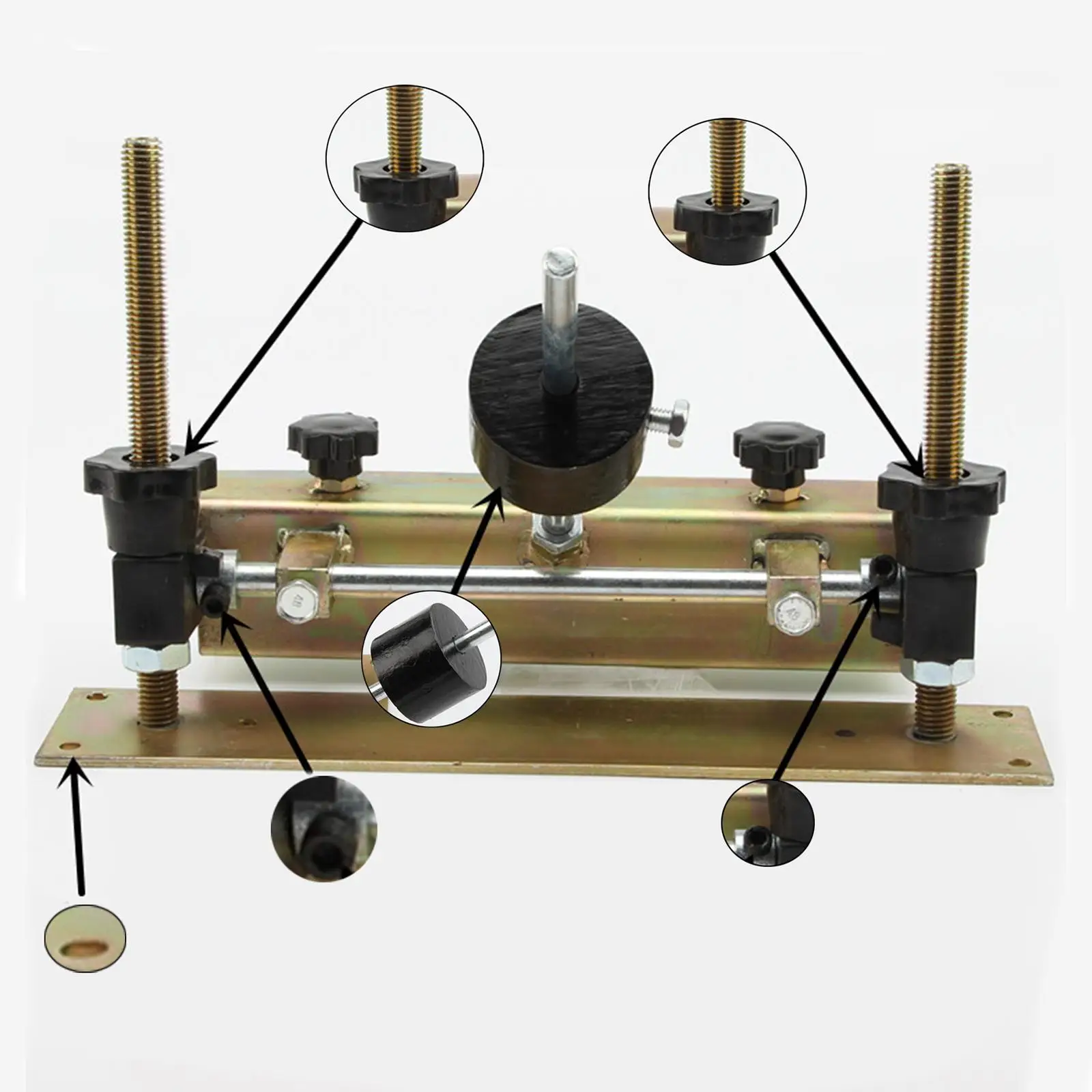 

1x Screen Frame Hinge Clamp Parts Stuff Hobby DIY Durable Printing Tool with Screws Screen Printers Fixture