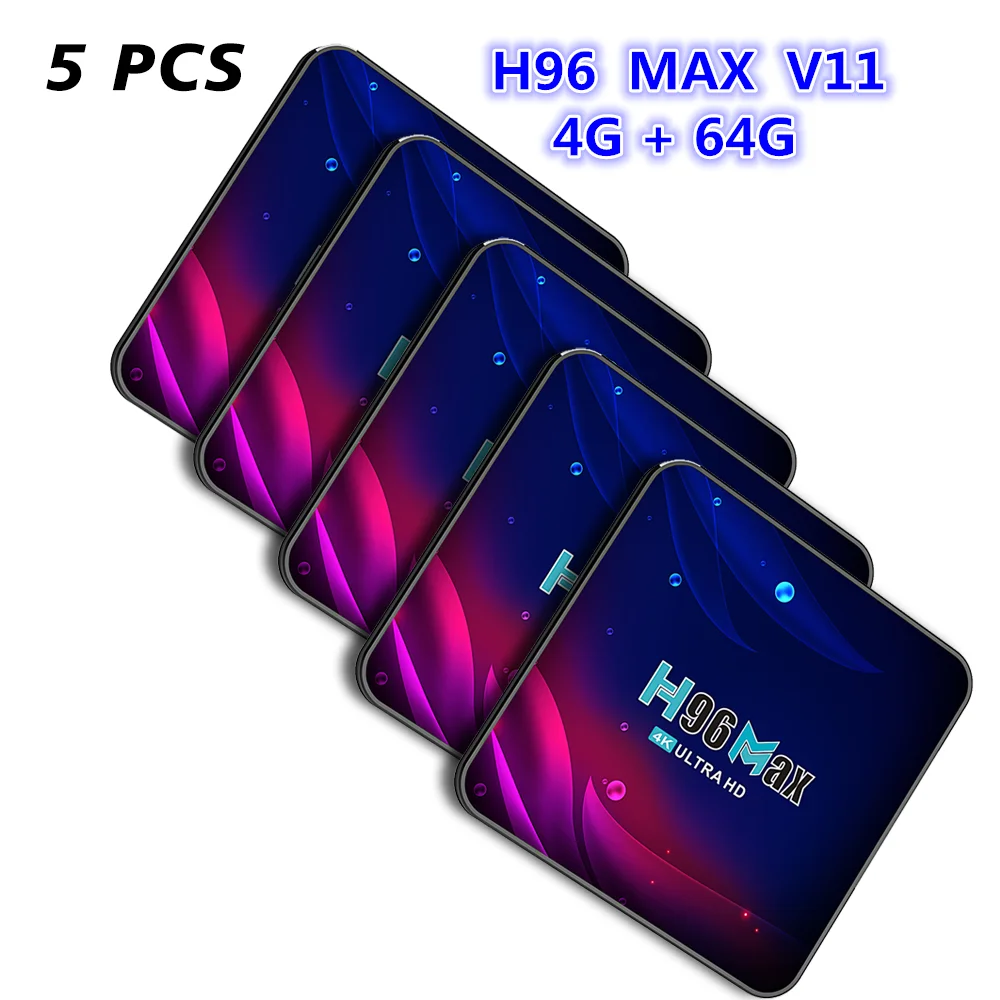 Приставка Смарт-ТВ H96 MAX V11 Android 11 0 BT4.0 RK3318 2 4 ГГц Wi-Fi |