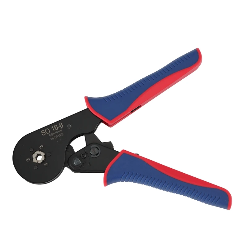 

SO Crimping Pliers Terminal Crimper Tools 0.08-16Mm² Crimping Jaw Tool