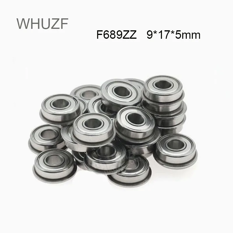 Фланцевый подшипник WHUZF 10/20/50 шт. фланцевый F689ZZ 9x17x5 мм фонарь F689 модель F618/9ZZ 2022