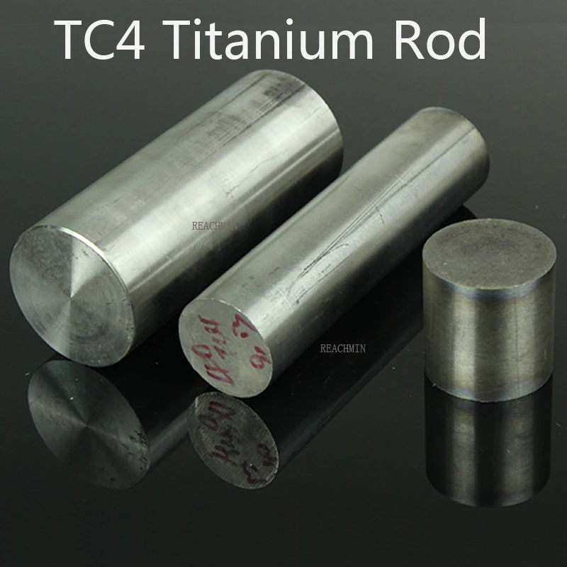

TC4 Round Titanium Alloy Rod High Purity Ti Bar Manufacturing Gas Turbine Diameter 3mm-200mm Length 100mm
