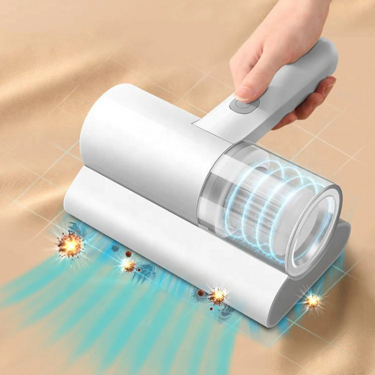 Ультрамощный ручной беспроводной пылесос-Высокая мощность всасывания для