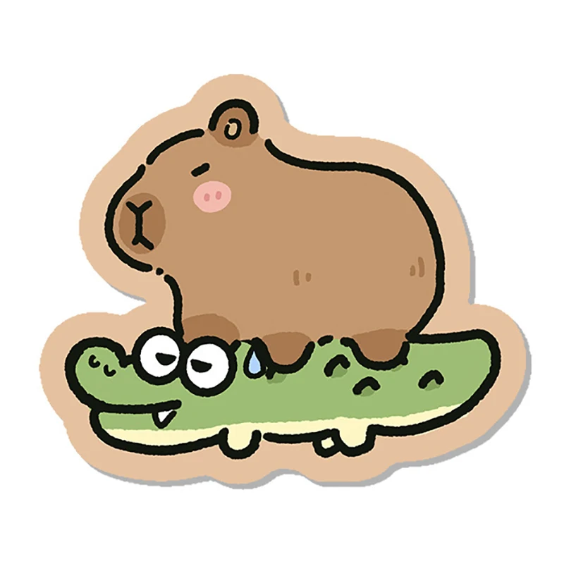 Милый мультяшный коврик для мыши капибара коврики компьютерного стола