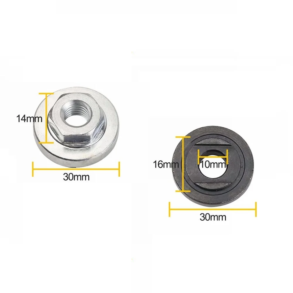 

4pcs Hexagon Flange Nut Angle Grinder Disc Quick Change Locking Quick Release Sharpener Angle Cutting Wheel Rotary Accessories