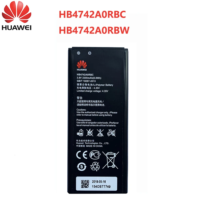 

100% Original Hua Wei Battery HB4742A0RBC For Huawei Honor 3C G630 G730 G740 H30-T00 H30-T10 H30-U10 H30 High Capacity Battery